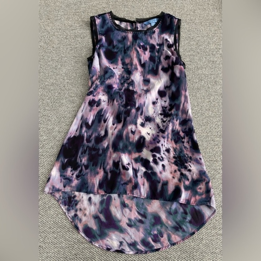 Simply Vera - Vera Wang -  Purple and Black Sleeveless Dress - XS